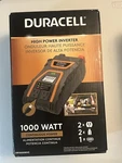 Duracell 1000W High Power Inverter Continuous DC1000INVC W/ Input Cables. Fixed Price $55.00.