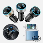 3-PCS Ports Usb Car Cigarette Charger Lighter Digital Led W/o Voltmeter New 3.1A. Fixed Price $9.45.
