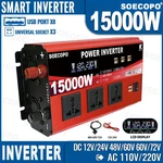 Pure Sine Wave Solar Converter 15000W Car Power Inverter Dc 12V/24V To Ac 110V. Fixed Price $114.44.