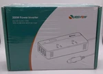 Quesvow 200W Car Power Inverter DC12V To 110 Converter, 4 Usb Ports, Black. Fixed Price $25.00.