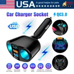 Dual Usb Car Cigarette Lighter Socket Splitter Power Adapter Charger Outlet Lot. Fixed Price $433.99.