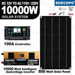 10000W Inverter 800WSOLAR Panel Power Generator 100A Home 110V Grid SYSTM5. Fixed Price $94.16.