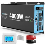 Pure Sine Wave Power Inverter 4000W 8000W 12V To 110 120V Ac Lcd Car Boat Rv. Fixed Price $265.05.