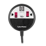 (new) Cyberpower CPS160PPB2U Inverter With Outlets, Black/red. Fixed Price $24.99.