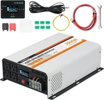 2000W Pure Sine Wave Inverter 24V Dc To 120V Ac For Outdoor Use. Fixed Price $269.99.
