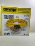 Champion 25 Ft. Generator Extension Cord 10 Awg 30A 7500W Cable. Fixed Price $74.95.