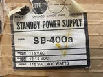 Tripp Lite SB-400A Stand By Power Supply. Fixed Price $425.00.