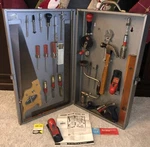 Vtg Stanley Handyman Better Home Cabinet H895 Tools Metal Case Carpenter. Fixed Price $250.00.