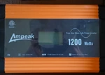 Ampeak 1200W Pure Sine Power Inverter, 17 Safe Protections Dc 12V. Fixed Price $39.00.