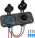 Qc 3.0 Usb Charger And Cigarette Lighter Socket Pre-wired 12V-24V Dual Car. Fixed Price $22.49.