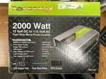 Powermax Pure Sine Wave Inverter, PMX-2000. Fixed Price $150.00.
