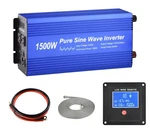 Pure Sine Wave Power Inverter DC12V To Ac 110V With Dual Sockets And Usb, Lcd.... Fixed Price $122.87.