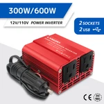 300W 600W Power Inverter Car Converter Dc 12V Ac 110V 120V Usb Laptop Truck Rv. Fixed Price $21.99.