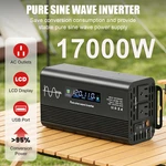 17000W Lcd Car Power Inverter 12V To Ac 110V Pure Sine Wave Solar Converter. Fixed Price $109.39.
