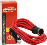 Epauto 12V 12' Foot Heavy Duty Extension Cord With Cigarette Lighter Black. Fixed Price $22.85.