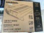 Krieger: 1500 Watts Power Inverter - 12V To 110V. Fixed Price $100.00.