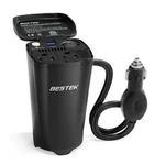 Bestek 200W Power Inverter, 12V Dc To 110V Car Plug Adapter Outlet Black. Fixed Price $43.00.