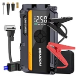 Jump Starter With Air Compressor 7000A Peak 150PSI Tire Inflator Power Bank. Fixed Price $54.99.