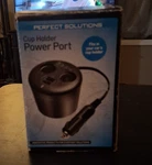 Perfect Solutions Cup Holder Power Port Simultaneously Recharges To 4 Devices. Fixed Price $5.00.