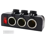 Cllena 3 Socket Cigarette Lighter Splitter 12V Power Outlet Adapter With Led .... Fixed Price $25.19.
