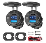 High Voltage Usb Outlet 12V 24V 36V 48V 60V Aluminum Car Charger Socket Pd 30.... Fixed Price $37.23.