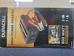 Duracell DRINV800 High Power Inverter 1600 Watt Peak 800W Continuous - 12V Dc. Fixed Price $44.95.