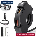 Bluefire Motorcycle Usb Charger, Dual Handlebar Socket, QC3.0 Typ. Fixed Price $28.11.