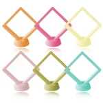 6 Pcs 3D Floating Frame Display Holder Stands, Coins Case Travel Port.... Fixed Price $19.86.