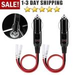 2PCS Fused Male Car Cigarette Lighter Socket Plug Connector Cable Leads 12V 24V. Fixed Price $5.49.