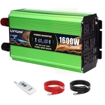 1600W Pure Sine Wave Power Inverters, Lvyuan 3000W Peak 12V Dc To Ac 12.... Fixed Price $222.14.