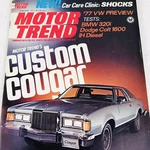 Vintage Motor Trend - January 1977 Colt 1600 Bmw 320 Ih Diesel. Fixed Price $11.04.