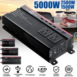 5000W Car Power Inverter Dc 12V/24V To Ac 110V Lcd Solar Panel Battery Converter. Fixed Price $29.99.