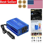 150W Car Power Inverter Dc 12V To 110V Ac Converter Dual Usb Fast Charging. Fixed Price $33.12.