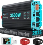 Pure Sine Wave 3500W Power Inverter 12V Dc To 120V Ac For Rv, Truck, Home, Off-g. Fixed Price $292.04.