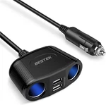 150W 2-SOCKET Car Cigarette Lighter Splitter Power Adapter Dc Outlet Charger. Fixed Price $22.04.
