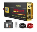 3000W Pure Sine Wave Inverter, 12V Dc To 110/120V Ac, 9-PORT & Led Display. Fixed Price $200.00.