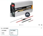 Eco-worthy 3000W Pure Sine Wave Solar Power Inverter 24V Dc To 120V Ac Conver.... Fixed Price $280.00.