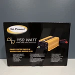 Go Power 150W Pure Sine Inverter GP-SW150-12, Polarity & Voltage Protection. Fixed Price $120.00.
