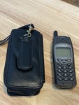Vtg Ericsson Cell Phone A2218Z With Case Wallet Zipper Combined **read** Parts. Fixed Price $10.00.