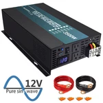 Wzrelb 3500W Pure Sine Wave Inverter 12V To 120V Power 7000W Surge Car Truck Rv. Fixed Price $318.25.