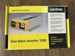Xantrex Prosine Wave Inverter 1000W 12VDC/120VAC (new - Opened Box). Fixed Price $700.00.