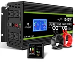 Novopal 1000 Watt Pure Sine Wave Power Inverter 12V Dc To 110V/120V Ac Conver.... Fixed Price $141.56.