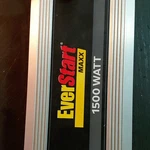 Everstart Maxx Pure Sine Inverter 1500W 12V High Protection Car Power Open Box. Fixed Price $30.00.