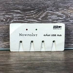 Newpoint UH140 White Wired Port Usb Hub Universal Series Bus Adapter/converter. Fixed Price $5.00.