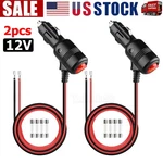 12V Car Cigarette Lighter Plug Socket Heavy Duty Adapter With On/off SWITCH-2PCS. Fixed Price $10.99.