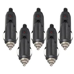 5PACK New 12/24V Male Car Cigarette Lighter Socket Plug Connector Fused With Led. Fixed Price $9.18.