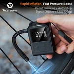 West Biking Mini Bicycle Electric Pump Motorcycle Bike Ball Inflator Black. Fixed Price $55.99.