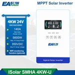 4000W Solar Hybrid Inverter 24V 120V 6.25INCH Lcd Display 140A Mppt Charge. Fixed Price $307.98.
