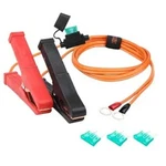 Battery Alligator Clips, 12/24V, 12AWG Cable With 30A Fuse, Size: 3.5FT/106CM. Fixed Price $17.24.