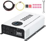 3000W Pure Sine Wave Power Inverter Dc 12V To Ac 120V With 4 Outlets. Fixed Price $277.99.